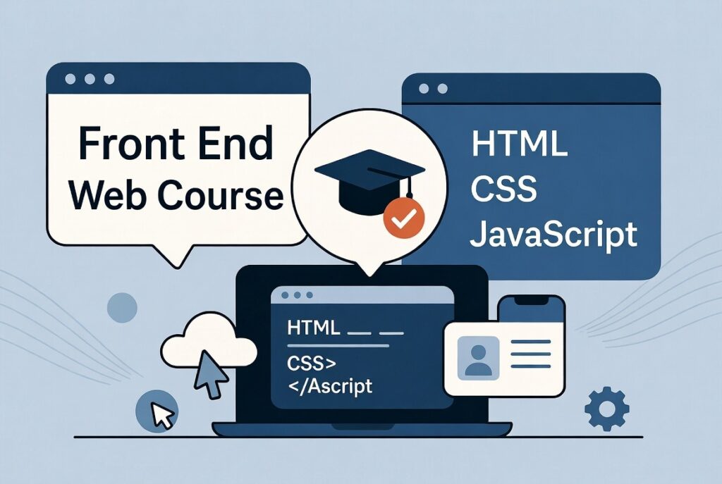 front end web development course for beginners.