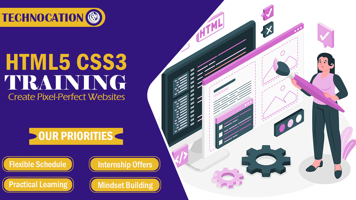 HTML5 CSS3 Training Course Certification in Rawalpindi & Islamabad