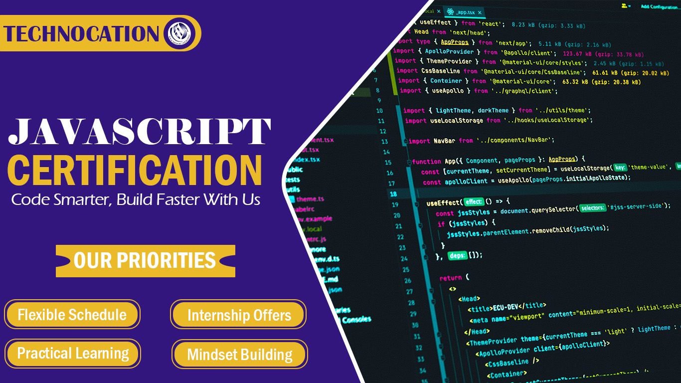 JavaScript Training Course Certification in Rawalpindi & Islamabad