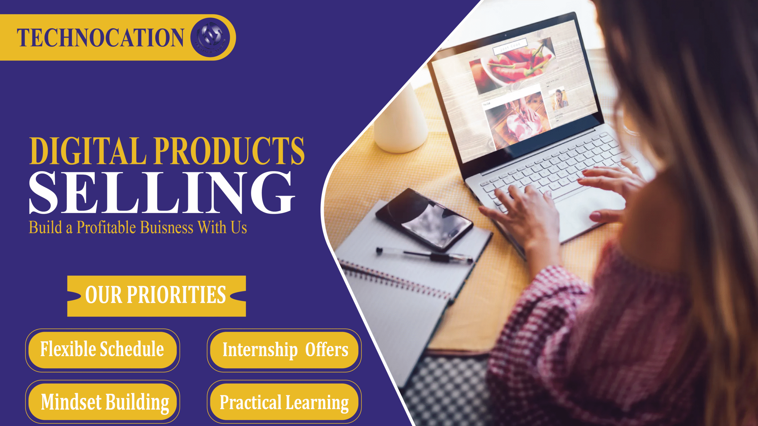 Digital Products Selling Training Certification Course.