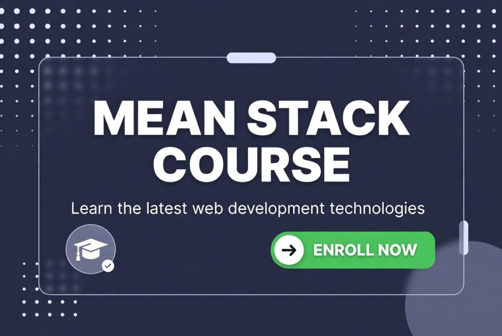 mean stack course for beginners.