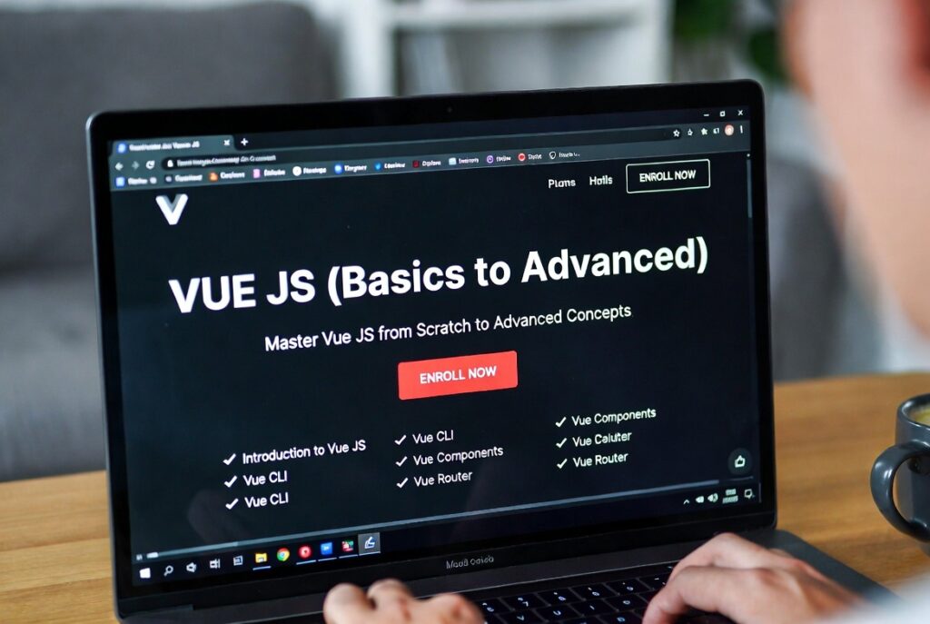 vue js course for beginners.