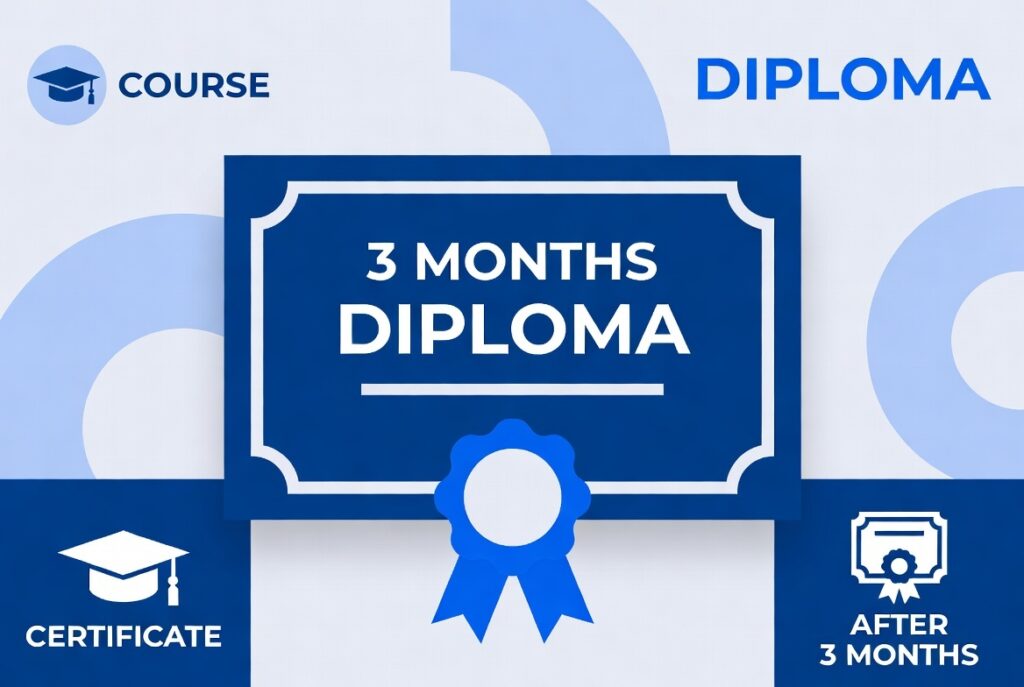 3 months diploma course for beginners.
