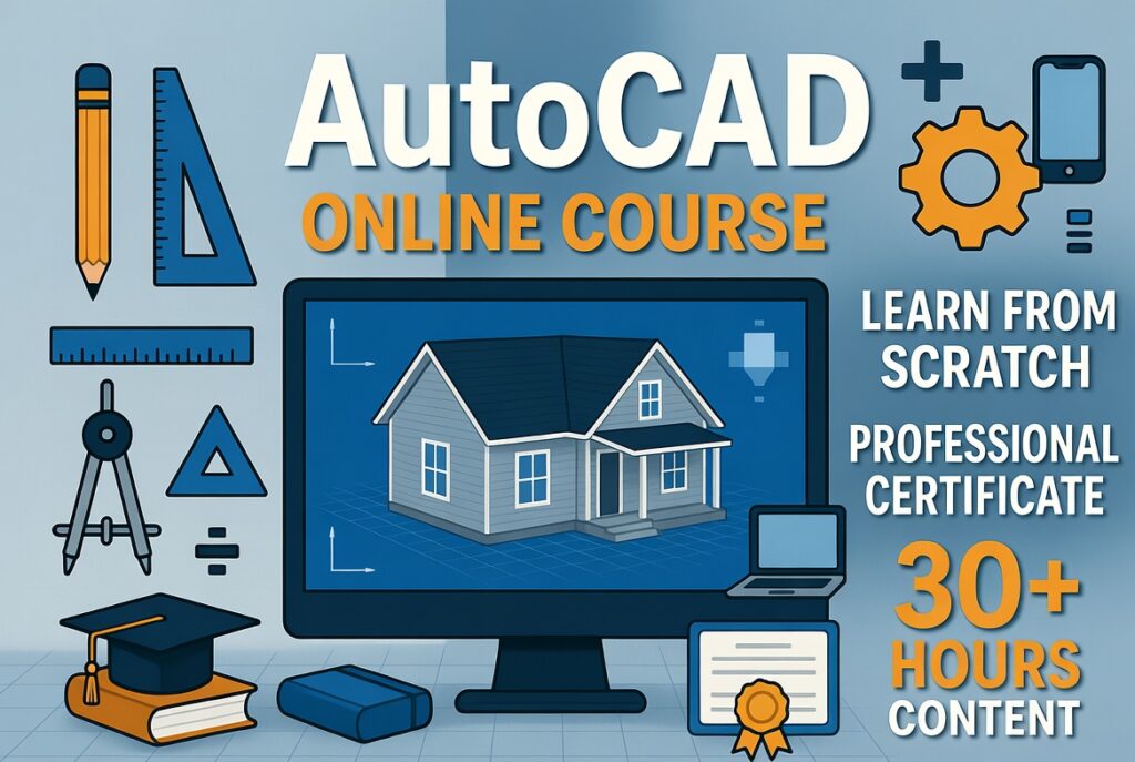 AUTOCAD 2D & 3D course for beginners.