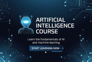Artificial intelligence course for beginners.