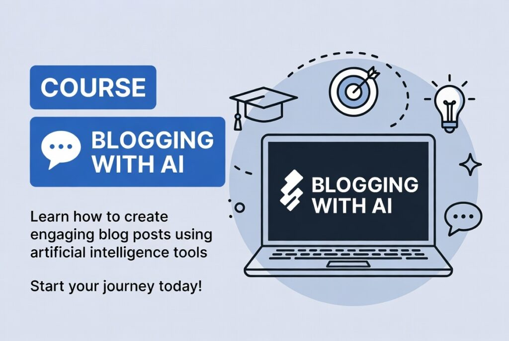 Blogging with Ai course for beginners.