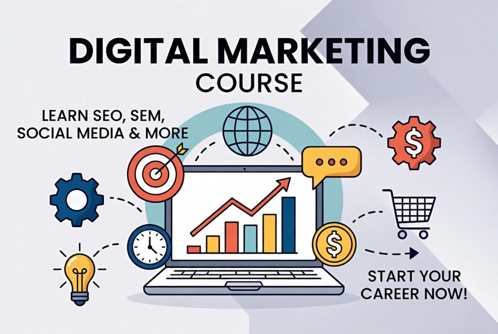digital marketing course for beginners.