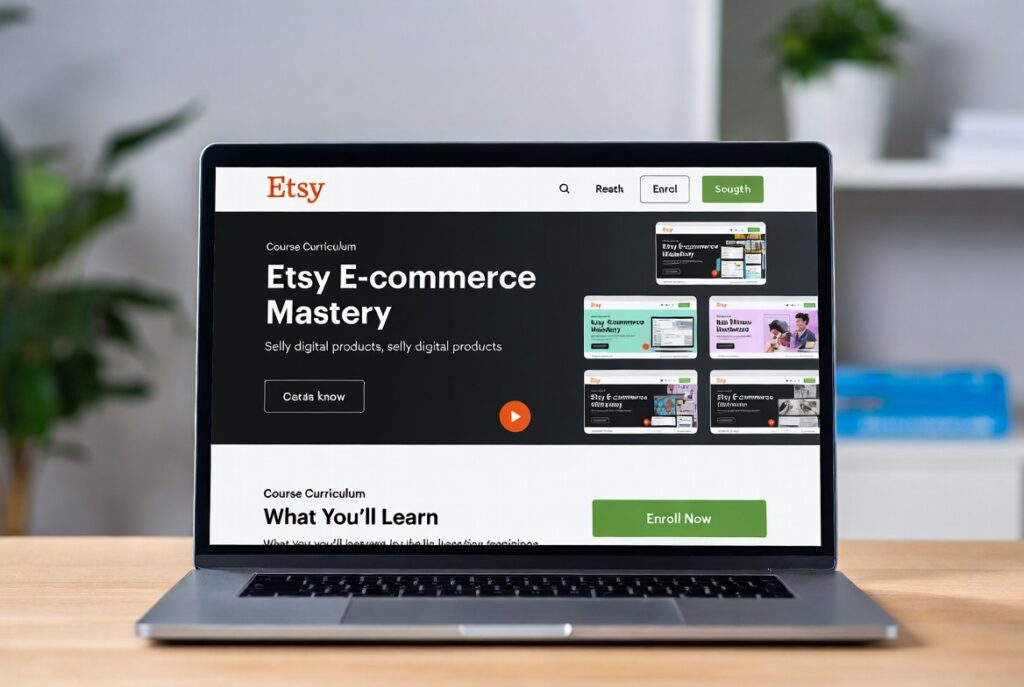 etsy ecommerce course for beginners.