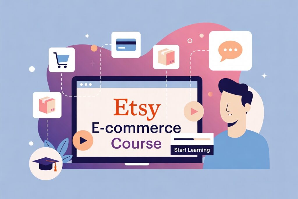 etsy ecommerce course for beginners.