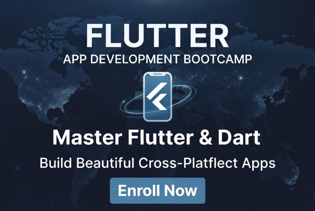 Flutter App Training Course for beginners.