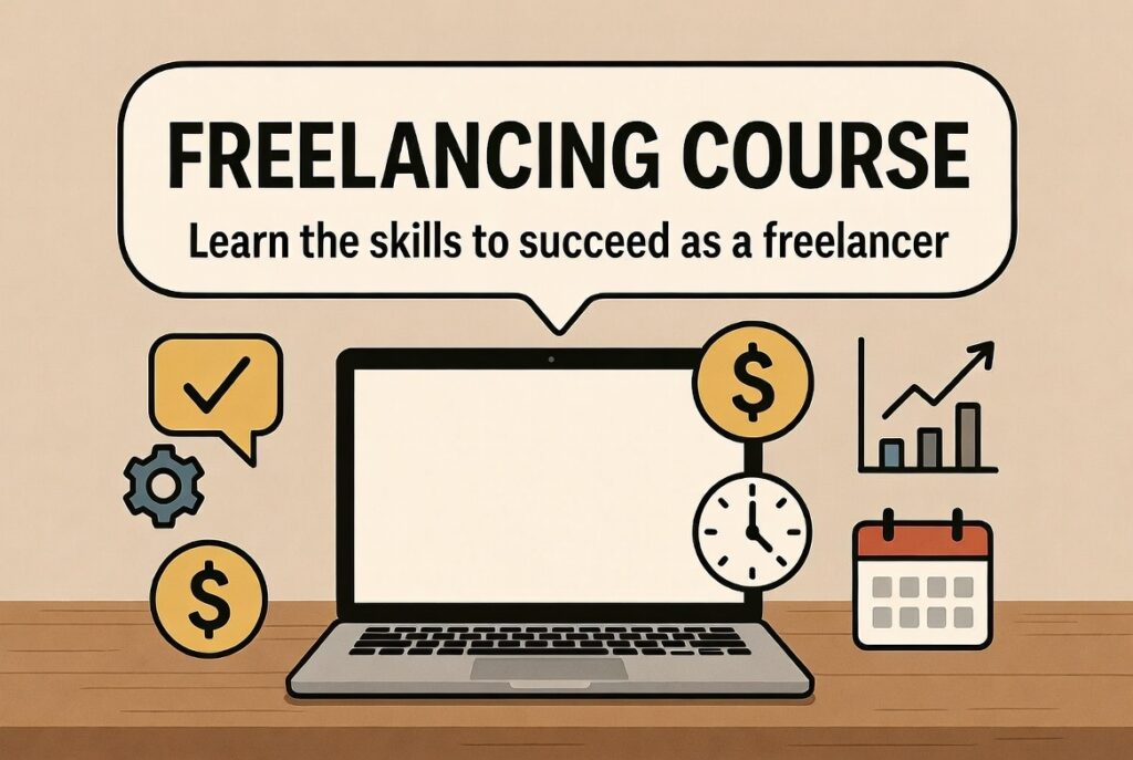 Freelancing course for beginners.