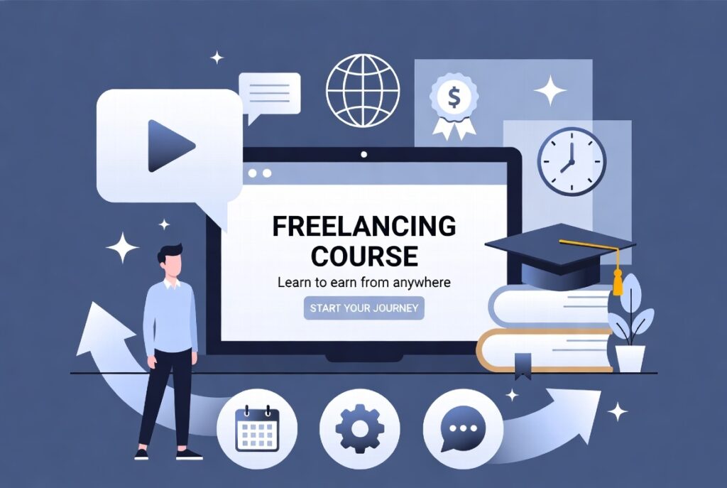 freelancing course for beginners.