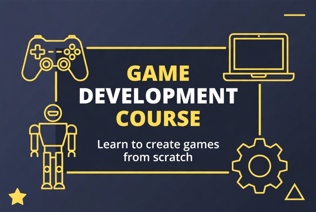 Game development course for beginners.