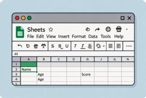 Google Sheets course for beginners.