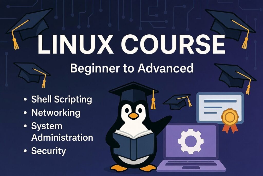 LINUX course for beginners.