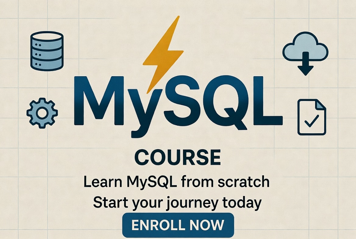 MYSQL course for beginners.