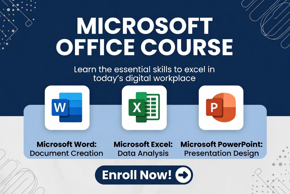 Microsoft Office Course Nearby Rawalpindi,Islamabad