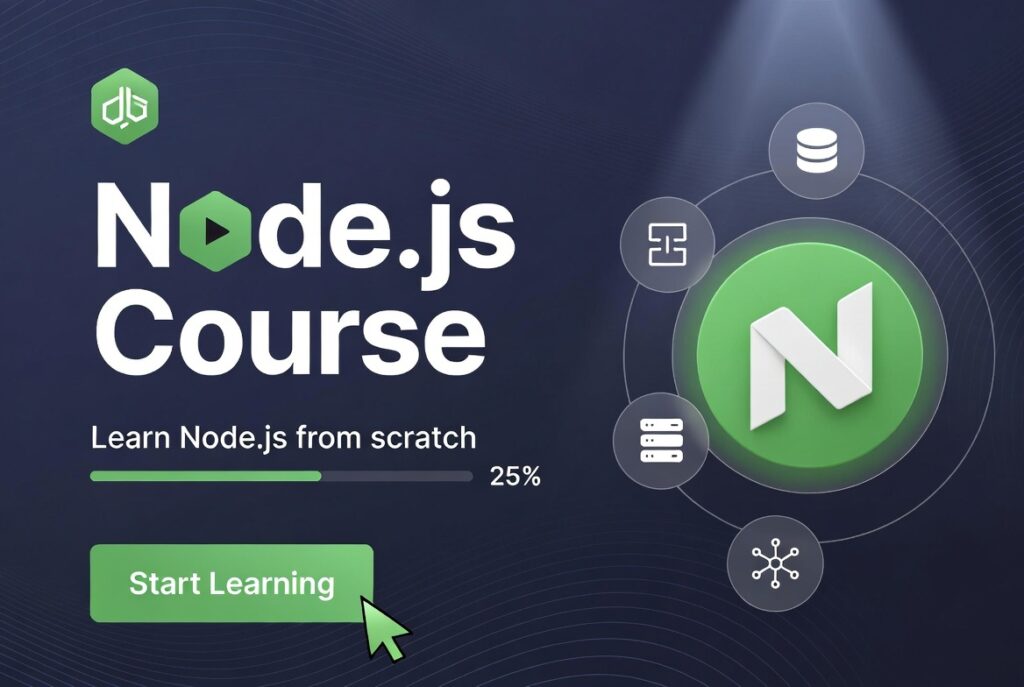 NODE JS course for beginners.