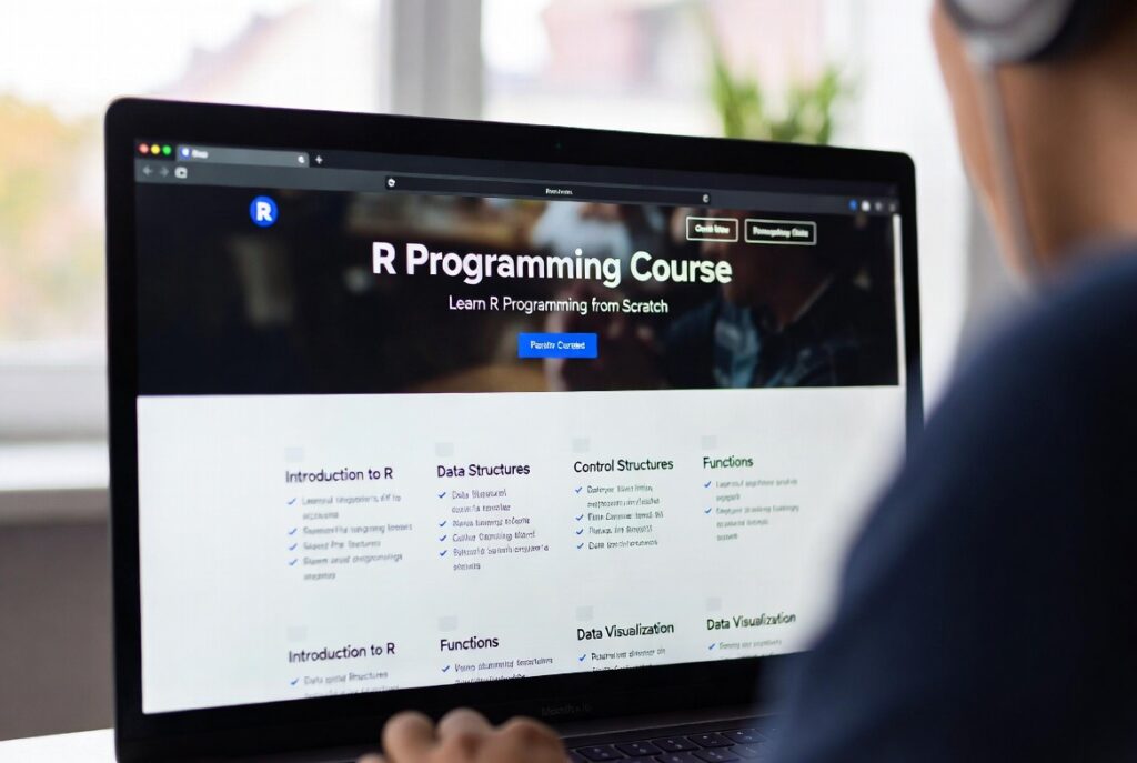 R Programming course for beginners.