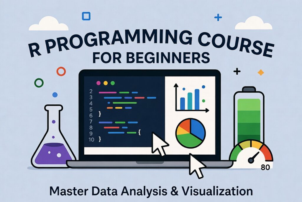 R Programming course for beginners.