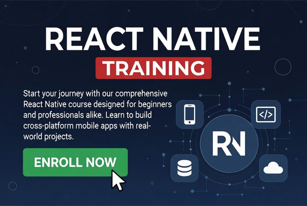 react native training course for beginners.