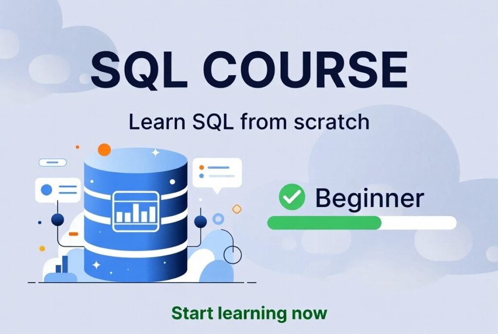 SQL course for beginners.