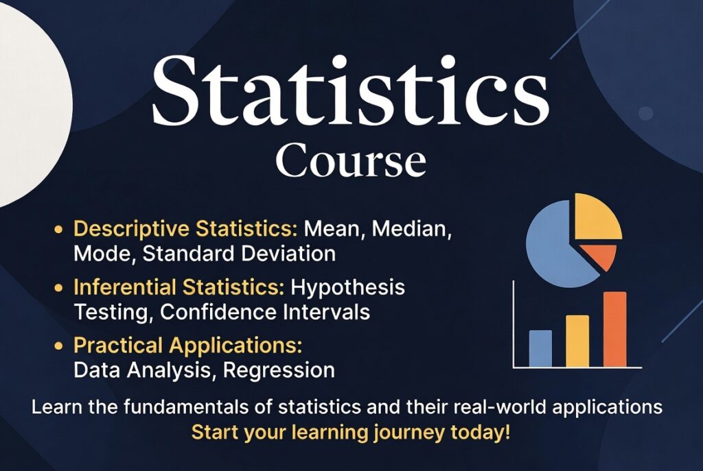 statistics course for beginners.