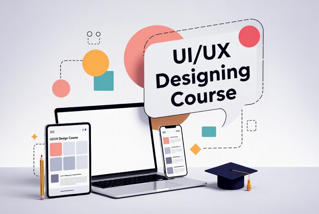 UI UX designing course for beginners.