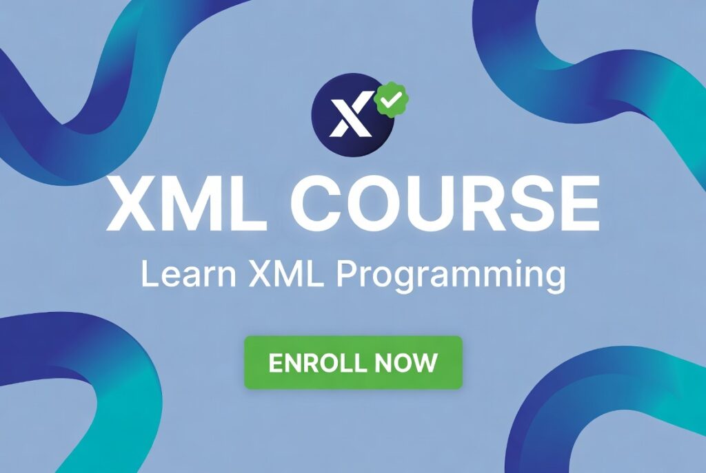 XML course for beginners.