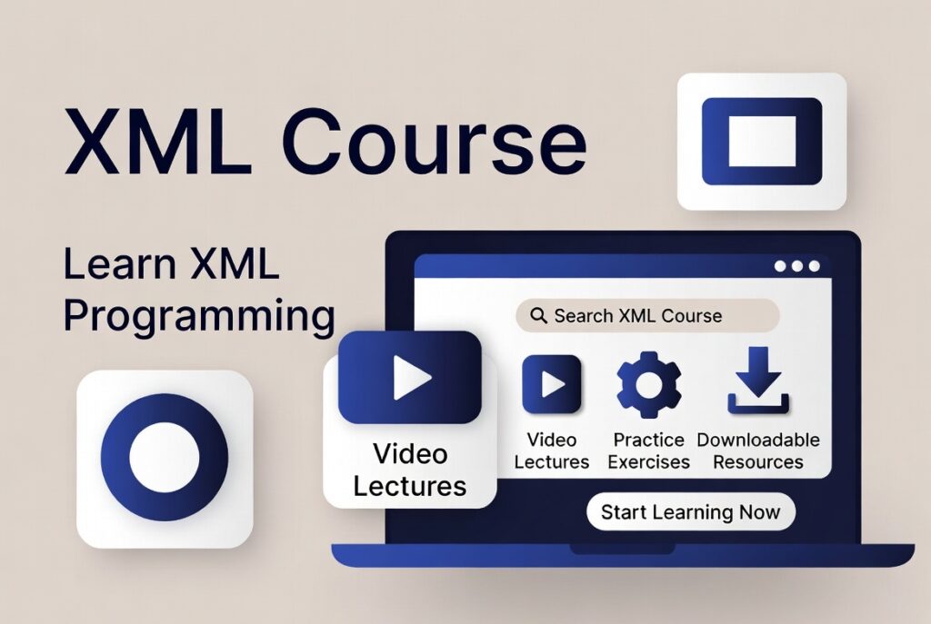 XML course for beginners.