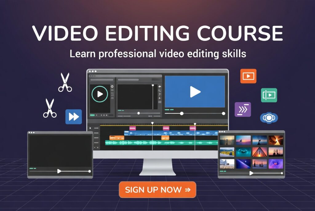 video editing course for beginners.