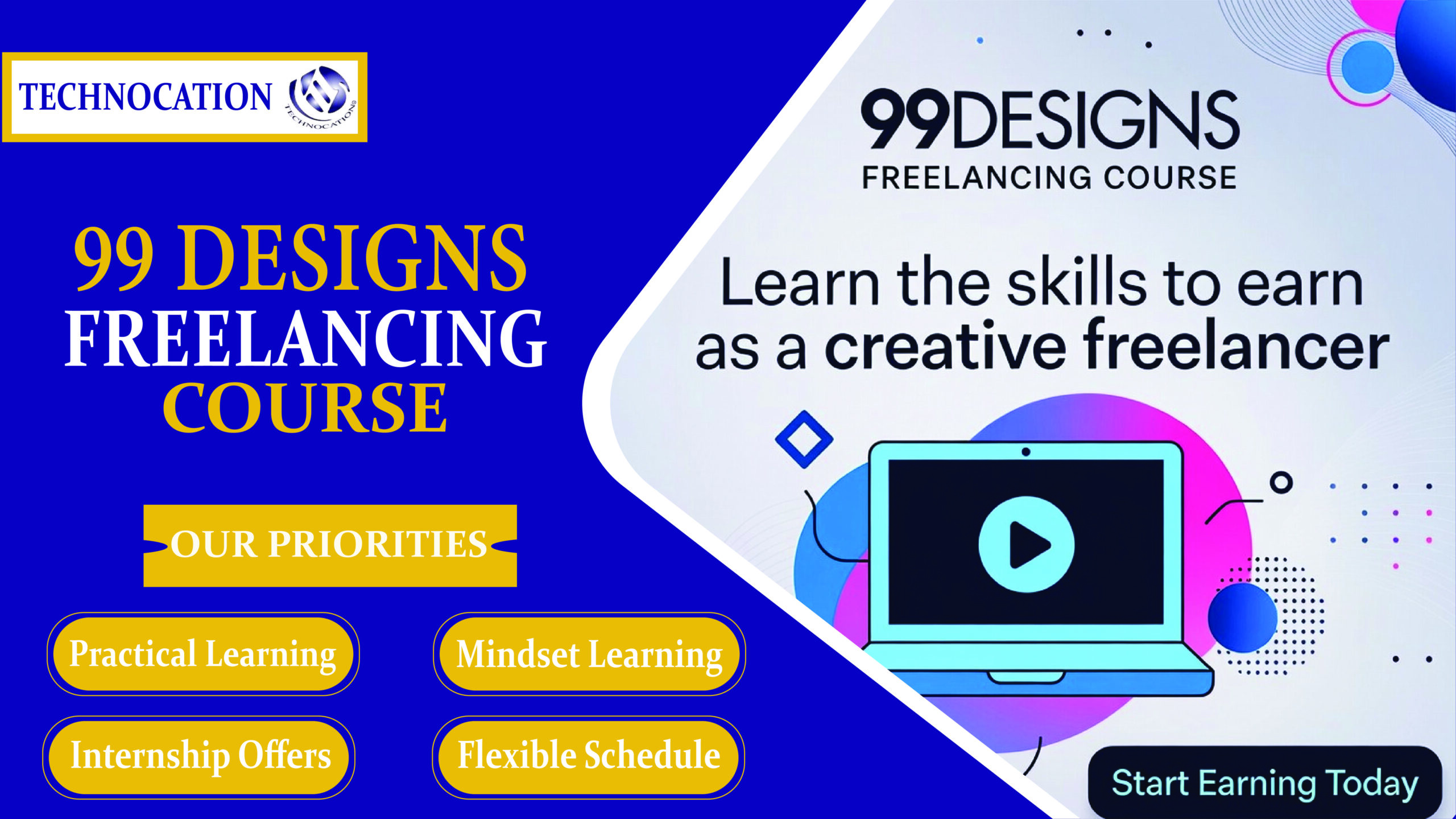 99designs course for beginners.