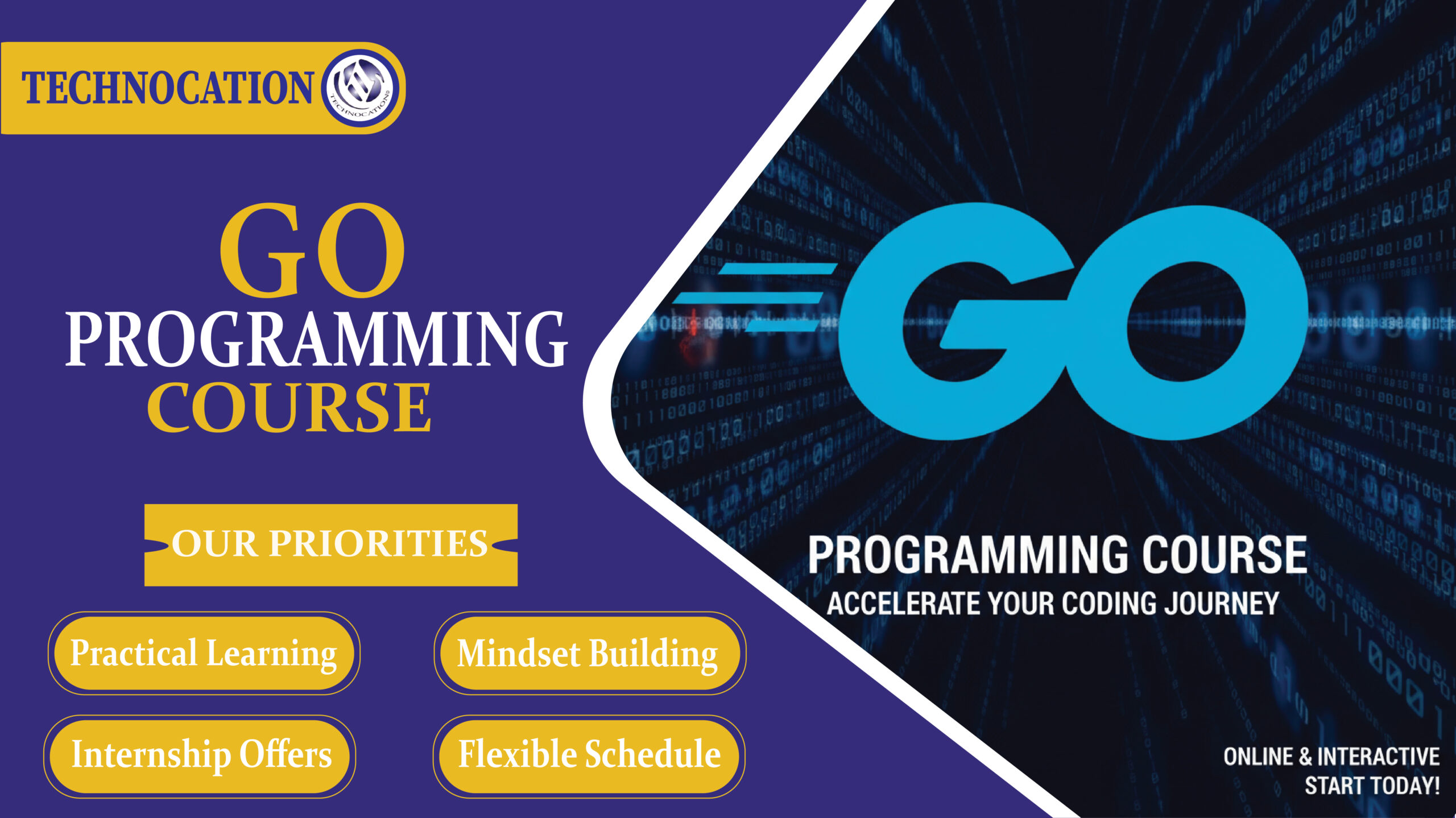 GO Programming course for beginners.