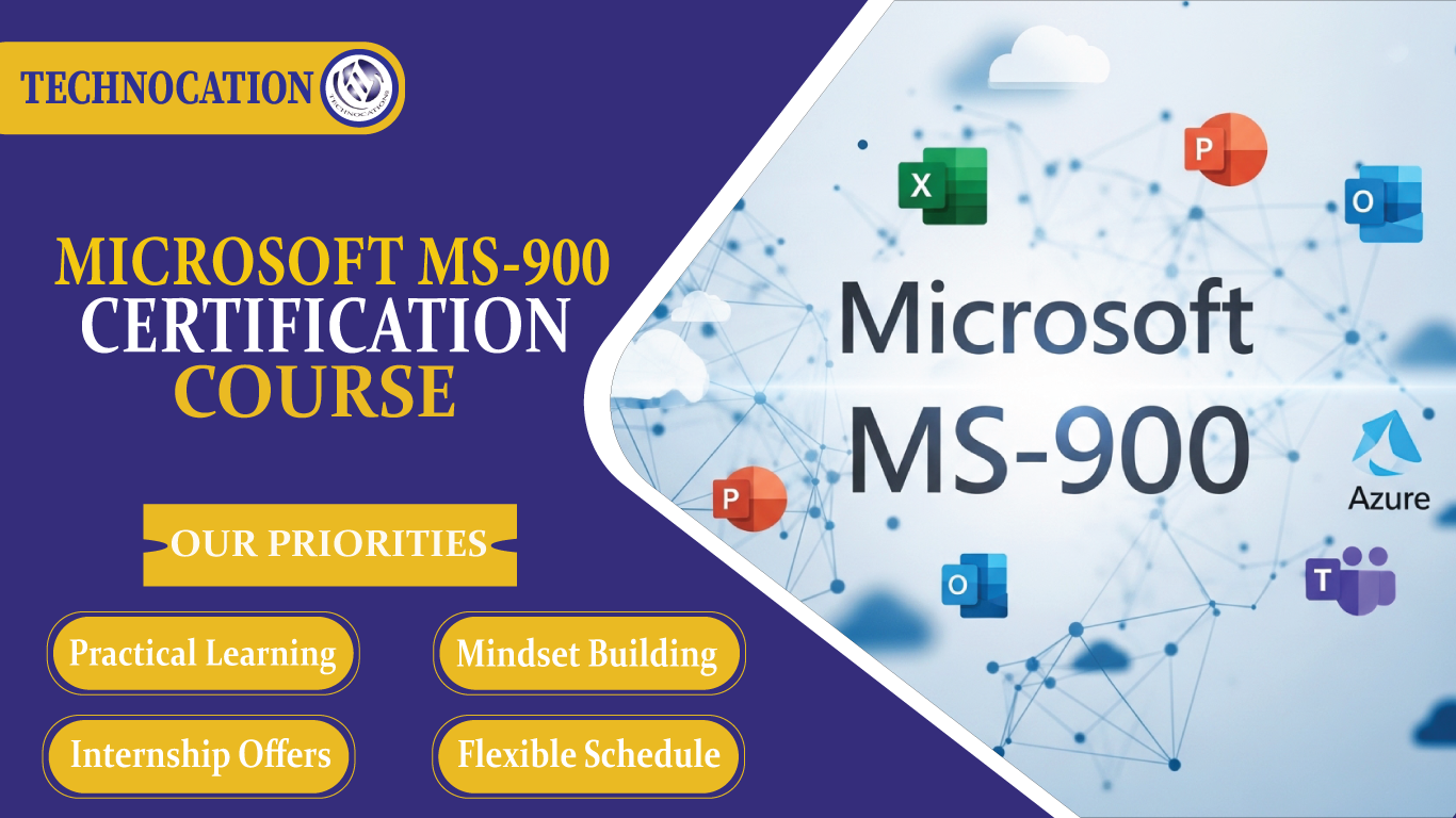 Microsoft MS-900 course for beginners.