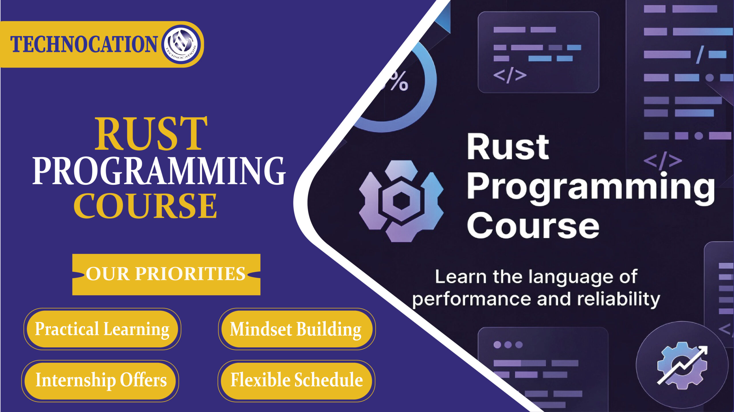 Rust programming course for beginners.